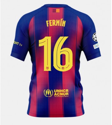 Barcelona Fermin Lopez #16 Hjemmebanetrøje 2025-26 Kort ærmer Barcelona Fermin Lopez #16 Hjemmebanetrøje 2025-26 Kort ærmer
